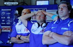 disperazione al box Yamaha 