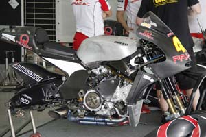 Il telaio della Ducati GP10 