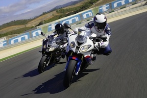 La BMW S1000RR in azione 