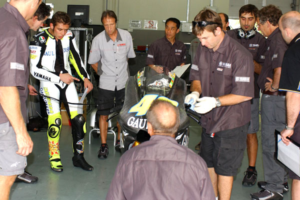 Test Yamaha a Sepang